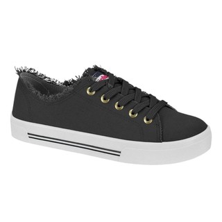 Tênis Feminino Moleca Casual Recortes Desfiados Moda