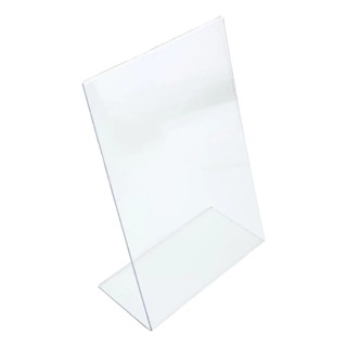 Display L Expositor 10x15 Acrílico Cardápio Pix Qr Code Adesivo em Oferta na Shopee