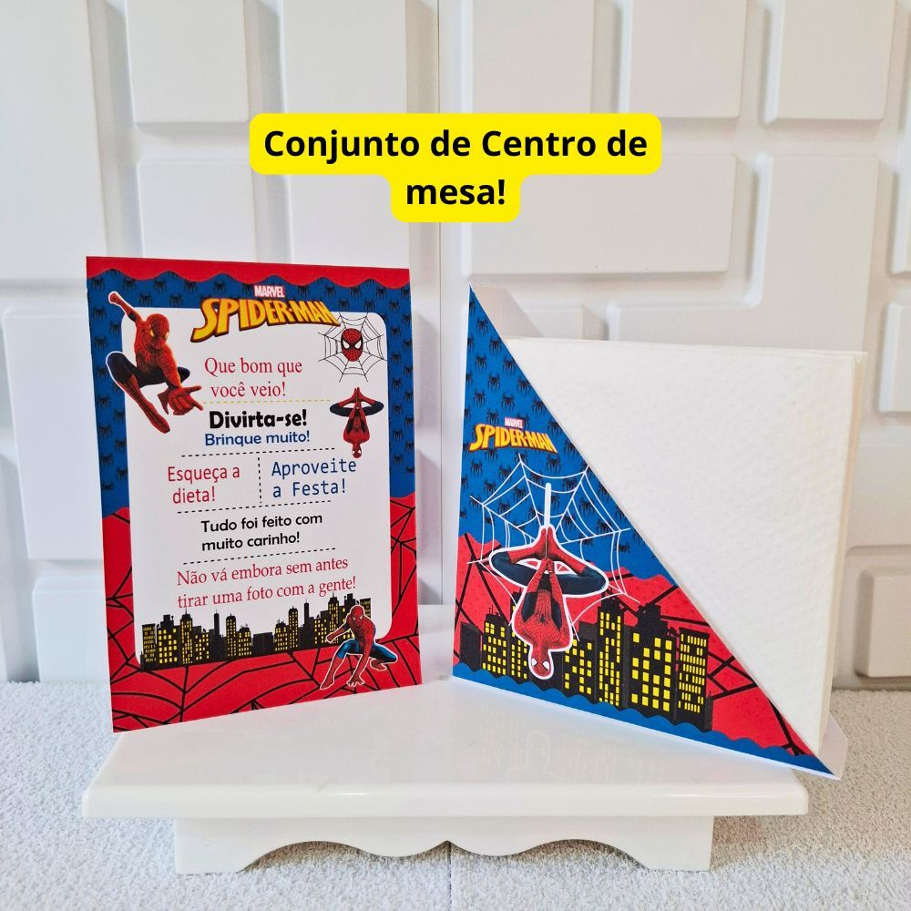 Plaquinha Homem Aranha: Onde Comprar | BuscaProdutos