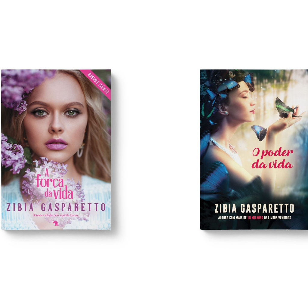 Kit 2 Livros - A força da vida + O poder da vida | Zibia Gasparetto