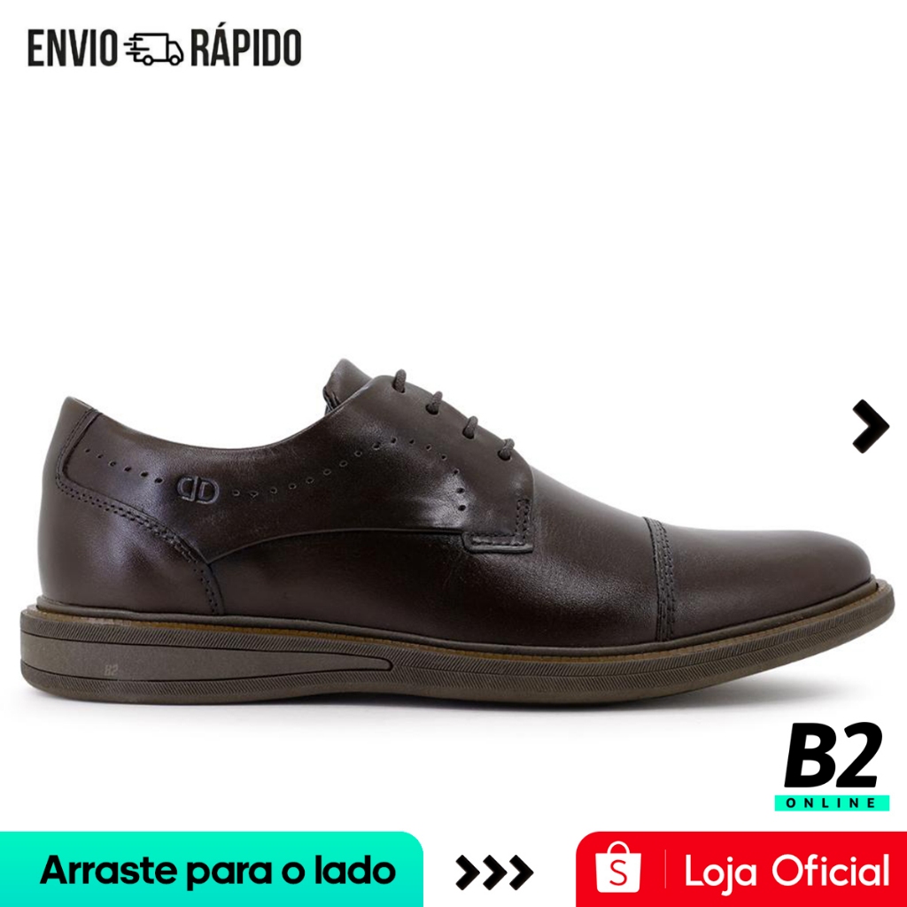 Sapato Democrata Metropolitan Bay Masculino Original Com Nota Fiscal e Garantia em Oferta na Shopee