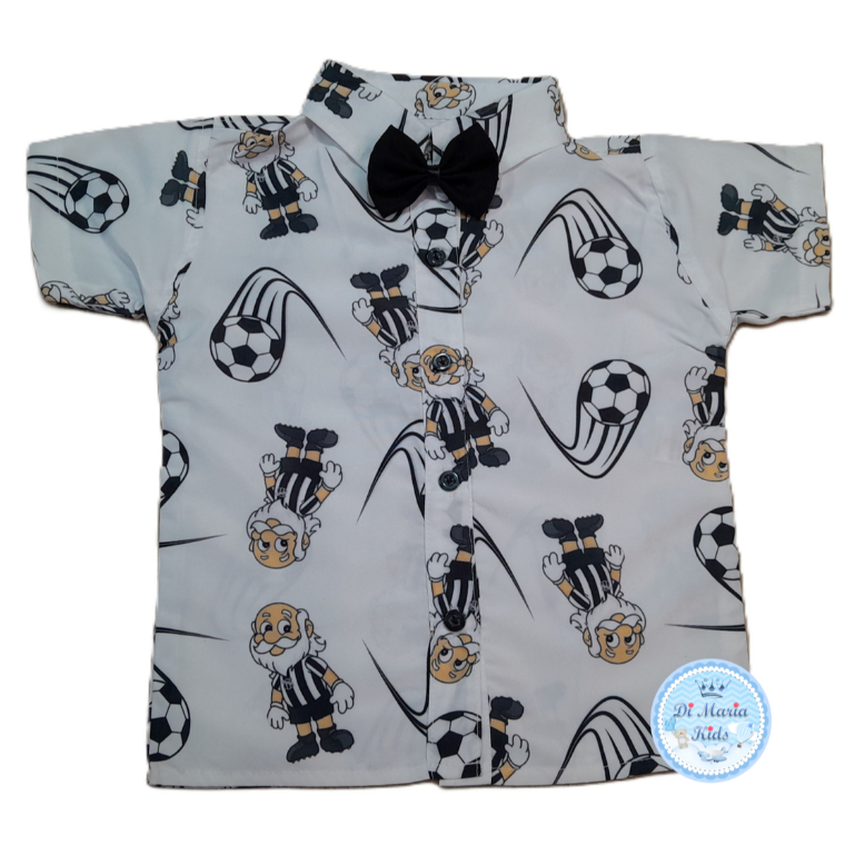 Camisa Temática Ceará Time Manga Curta Roupa Menino Bebe Infantil Festa Fantasia Personagem fantasia