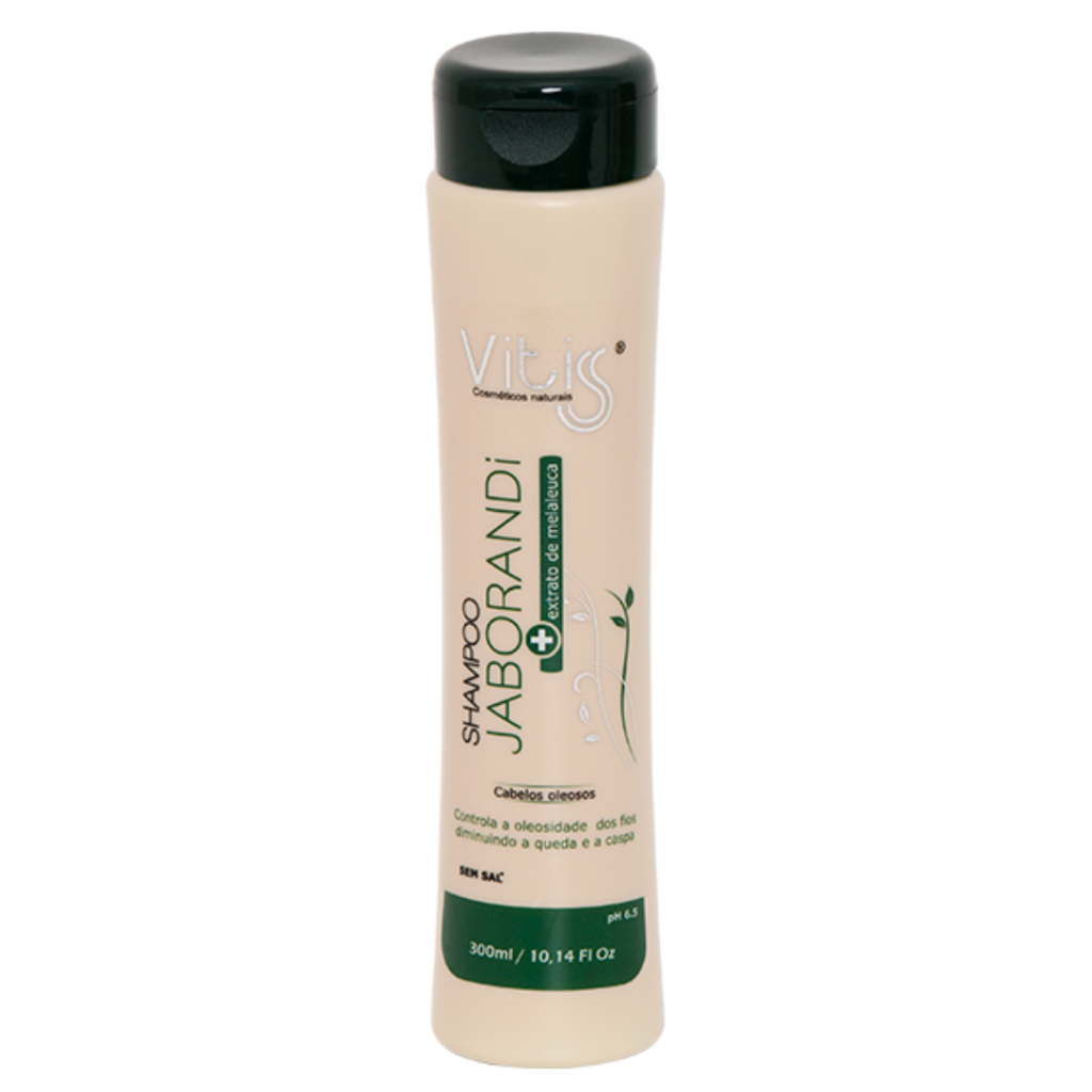 Shampoo Jaborandi 300ml Vitiss Antiqueda Anticaspa redutor oleosidade