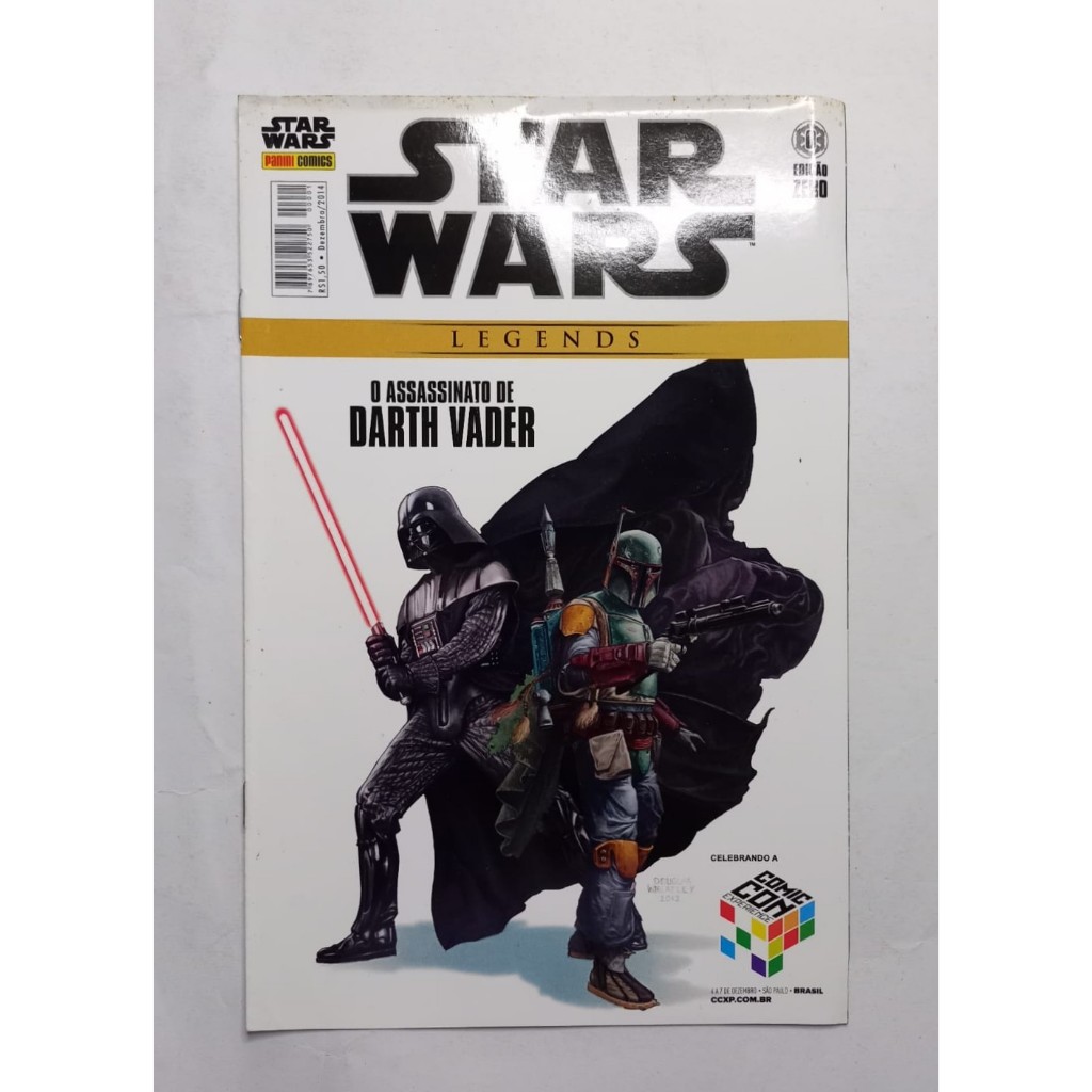 Star Wars Legends 0 Panini 2014 Edicao Zero Capa Comic Con Excelente