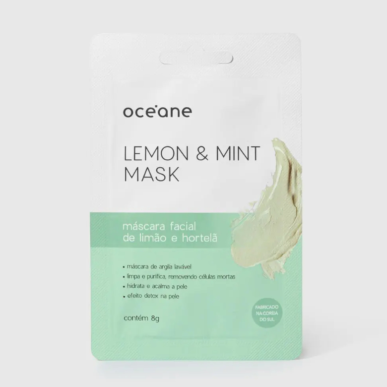 Máscara Facial Océane Limão e Hortelã: Onde Comprar | BuscaProdutos
