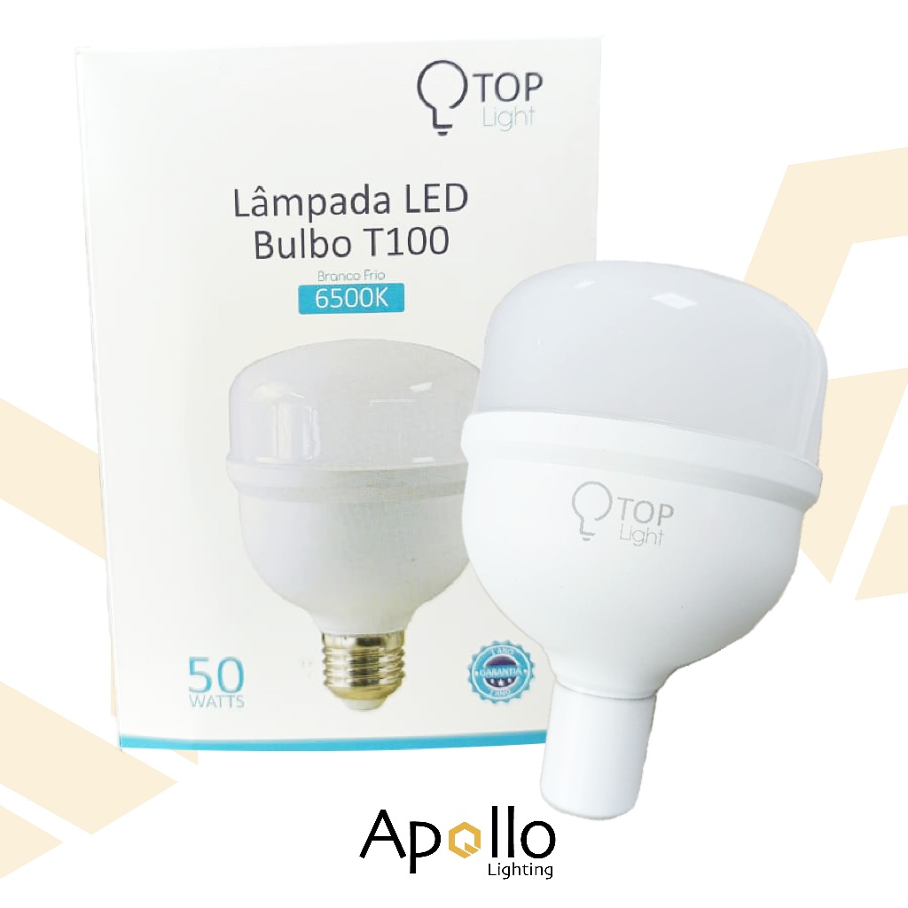 Kit 3 un Bulbo Led 50w Alta Potencia 6500K BIVOLT Branco Frio em Oferta na Shopee