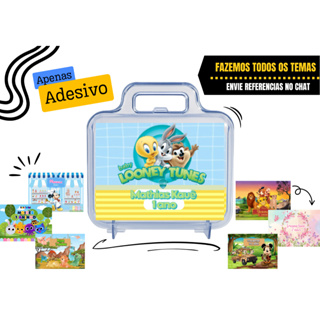 ADESIVO PARA MALETINHA ACRÍLICA PERSONALIZADO QUALQUER TEMA - NÃO ACOMPANHA MALETA em Oferta na Shopee
