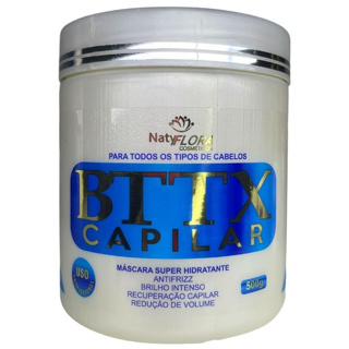 Btx Capilar Super Hidratante 500g Recuperação Capilar e Redução do Volume 0% Formol NatyFlora em Oferta na Shopee