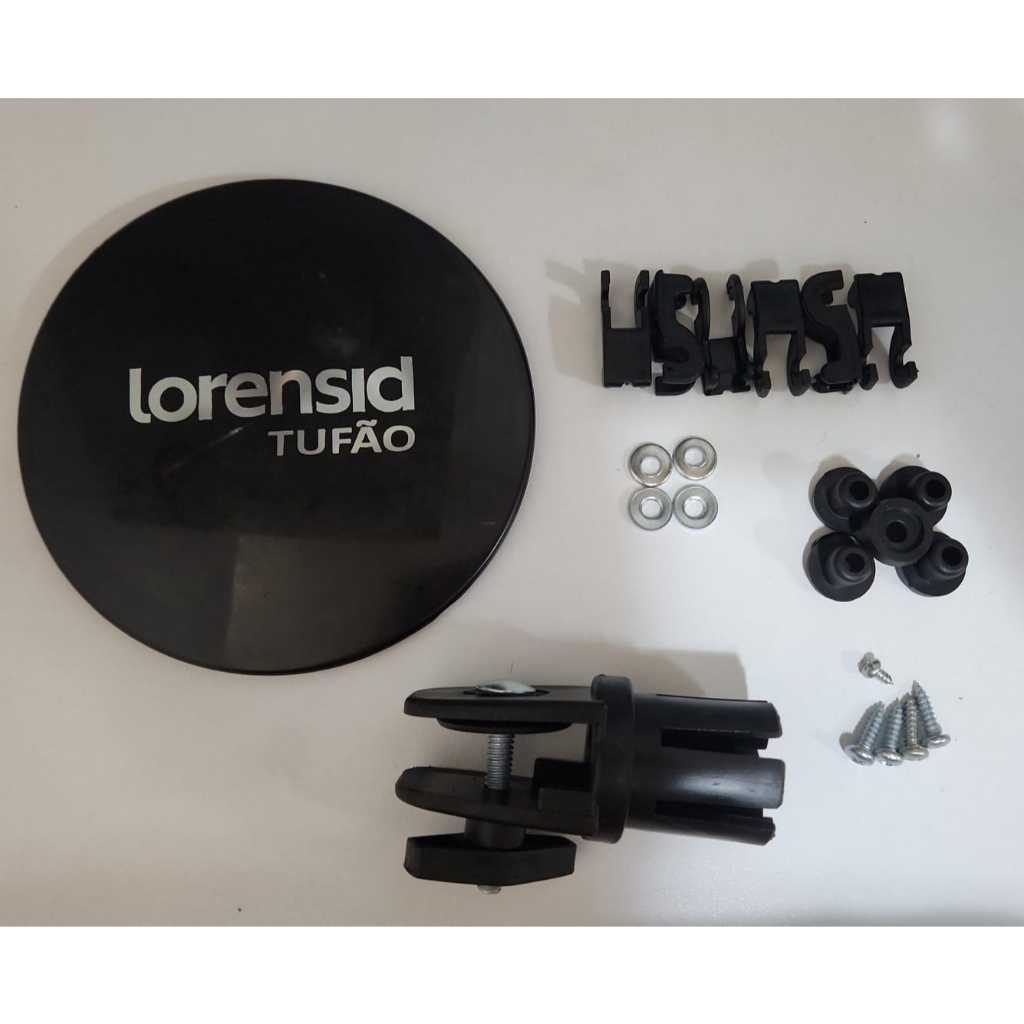 Kit logo, parafuso, pescoço para ventilador coluna Loren Sid