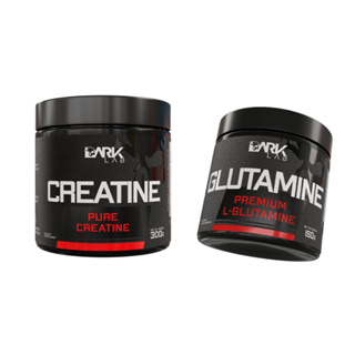 Kit Creatina Monohidratada Pura 300g + Glutamina 150g - Dark Lab em Oferta na Shopee
