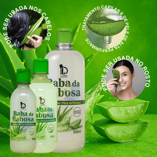 Baba Da Babosa Extrato Natural P/ Cabelos e Pele Aloe E Vera em Oferta na Shopee