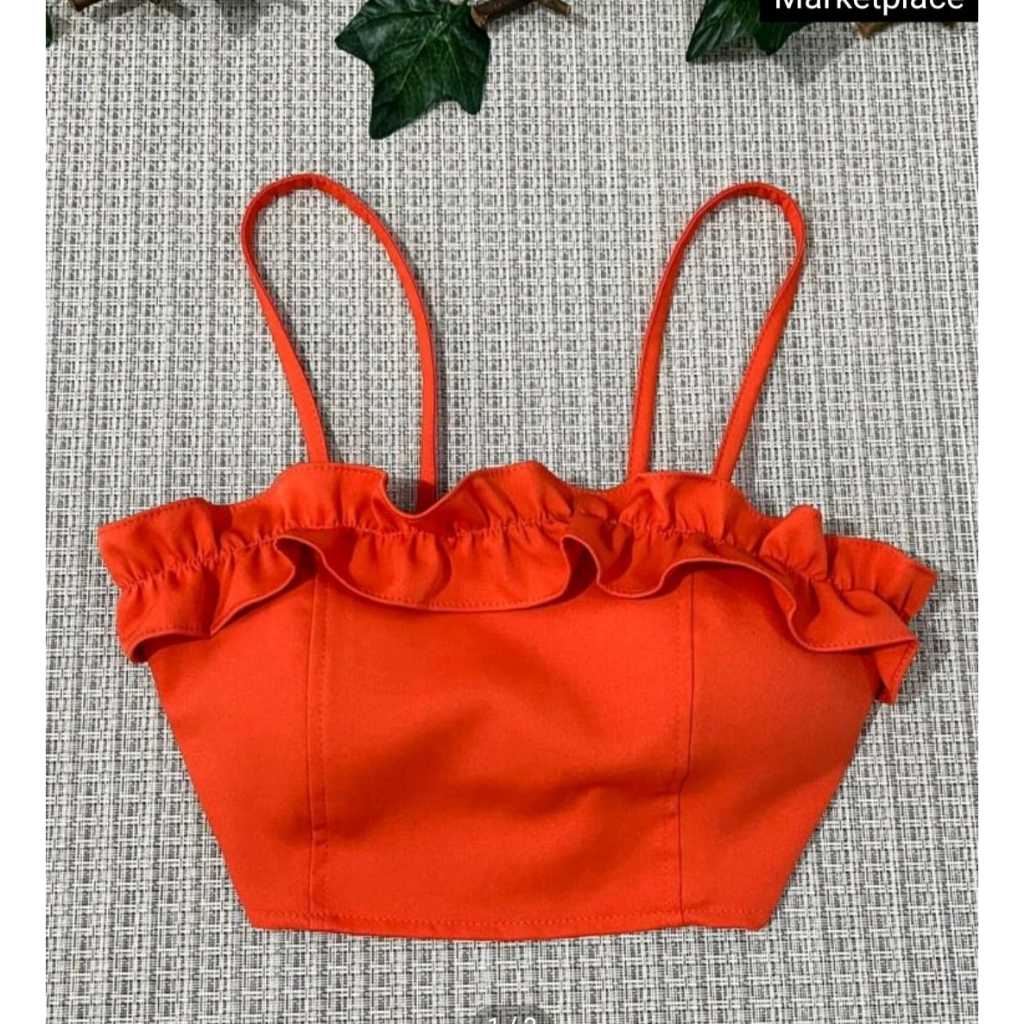 Top Croppeds de Alfaiataria Feminino Elegante | Blusa Social Moderna em Oferta na Shopee