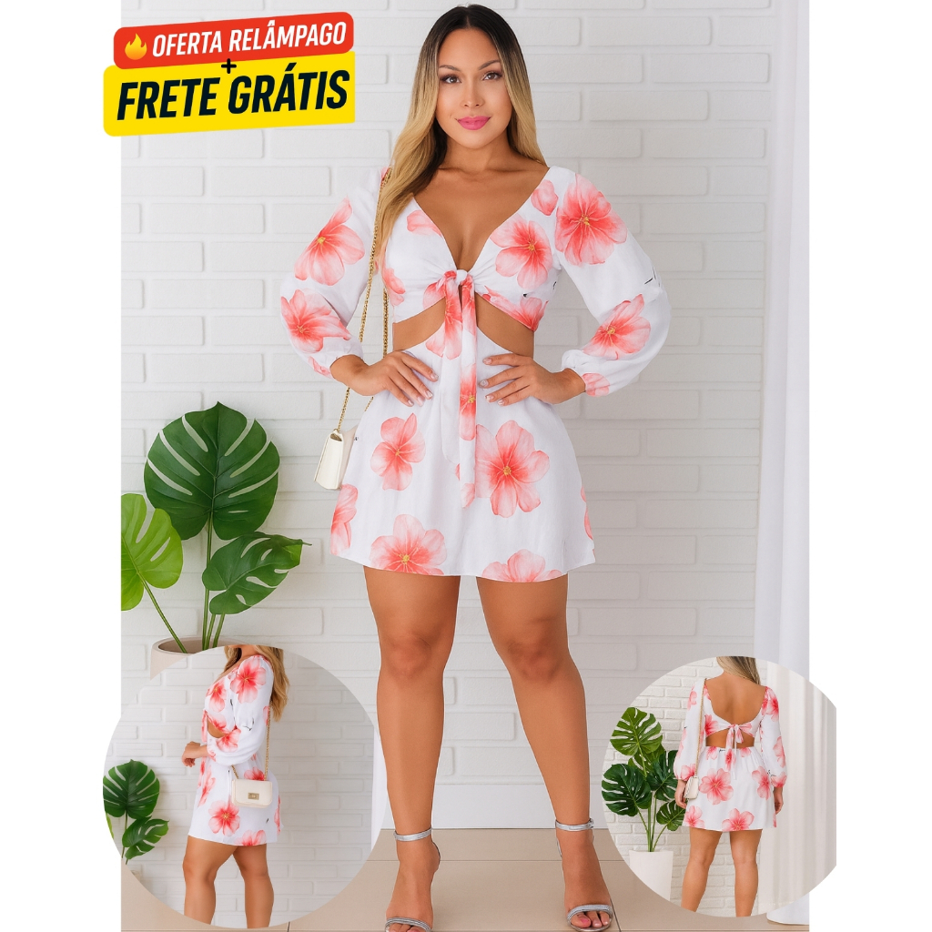 Vestido Farm Manga Longa na Black Friday 2025 | BuscaProdutos