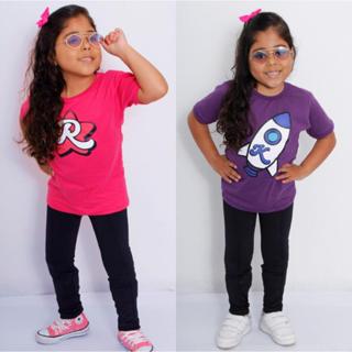 Camiseta Infantil Emilly Vick Dos Rosa Cores Diversas Estampa de lançamento em Oferta na Shopee