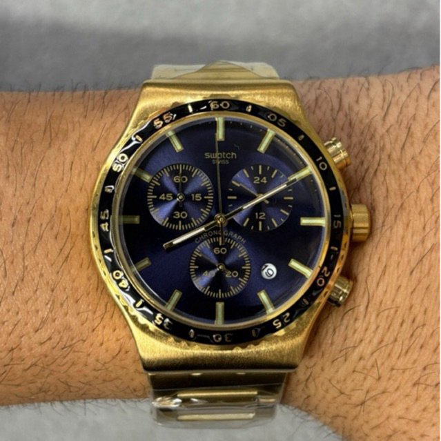 OFERTA RELÂMPAGO LANÇAMENTO RELÓGIO MASCULINO SWATCH IRONY 100% FUCIONAL |À PROVA D’ÁGUA + CAIXA