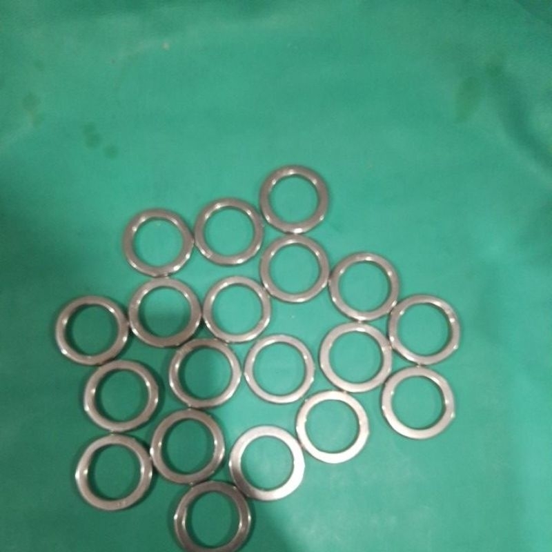 argolas batida N14 até N30 EM AÇO INOX