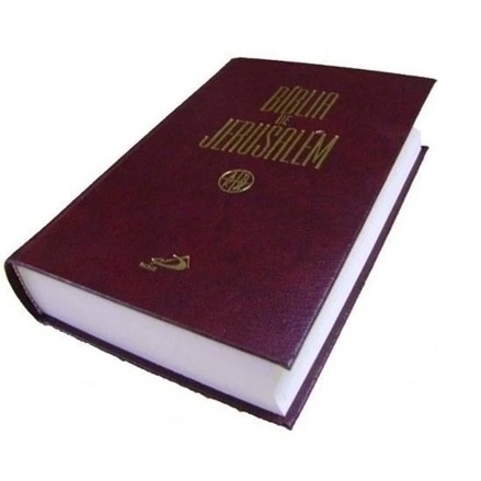Bíblia de Jerusalém Editora Paulus Capa Dura Tamanho Grande Encadernada Catolica Completa Testamento em Oferta na Shopee