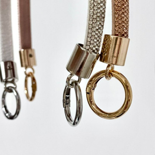 Alça Para Bolsa em Cordão Meia Cana Com Argolas Articuladas 35Cm - Und em Oferta na Shopee