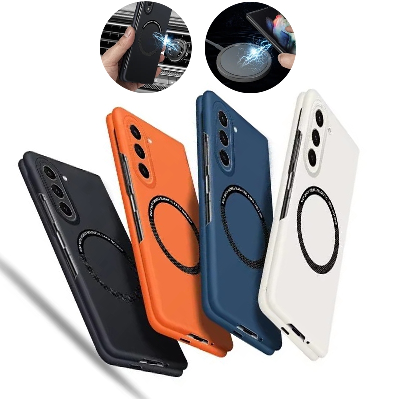 Capinha Capa Para Z Fold 6 Z Fold 7 Magnética Magsafe Case Protetora Silicone Anel Suporte Peli Came