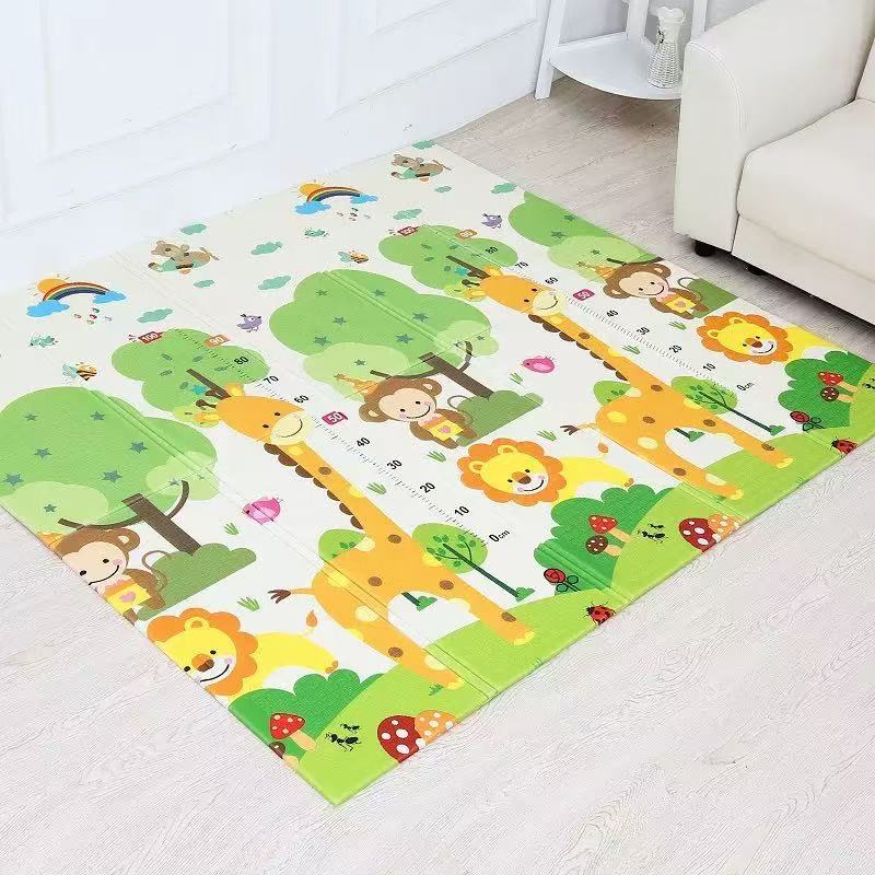 tapete bebe emborrachado Tatame Infantil 2*1.8M Bebê Dupla Face em Oferta na Shopee
