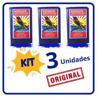 Wagi Africano Anil em Pó Oage Original Blue 30g Sunshine kit com 3 em Oferta na Shopee