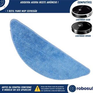 Refil Pano Mop Esfregão Para Robô Aspirador Liectroux XR500 E C30B em Oferta na Shopee