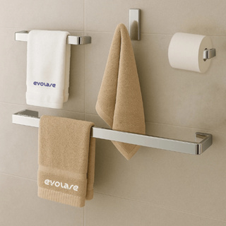 Kit de Acessórios Super Luxo Cromado 4 Peças para Banheiro em Oferta na Shopee