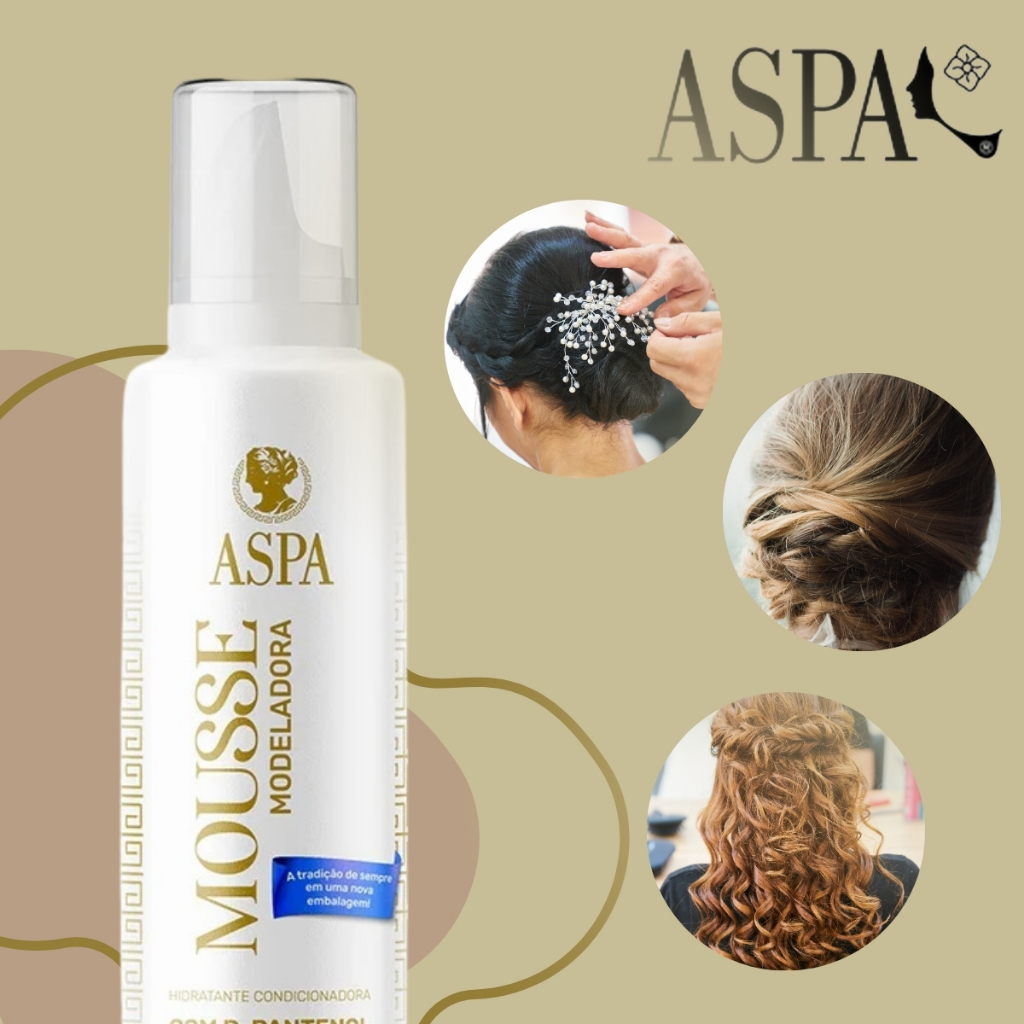 Aspa Mousse Modeladora D-pantenol Proteção Térmica 150ml — imagem 2 de 2