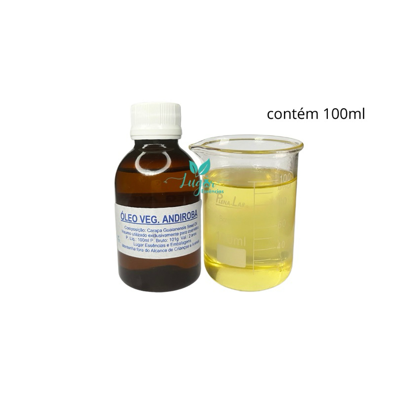 Óleo Vegetal de Andiroba 100ml - Uso Cosmético em Oferta na Shopee