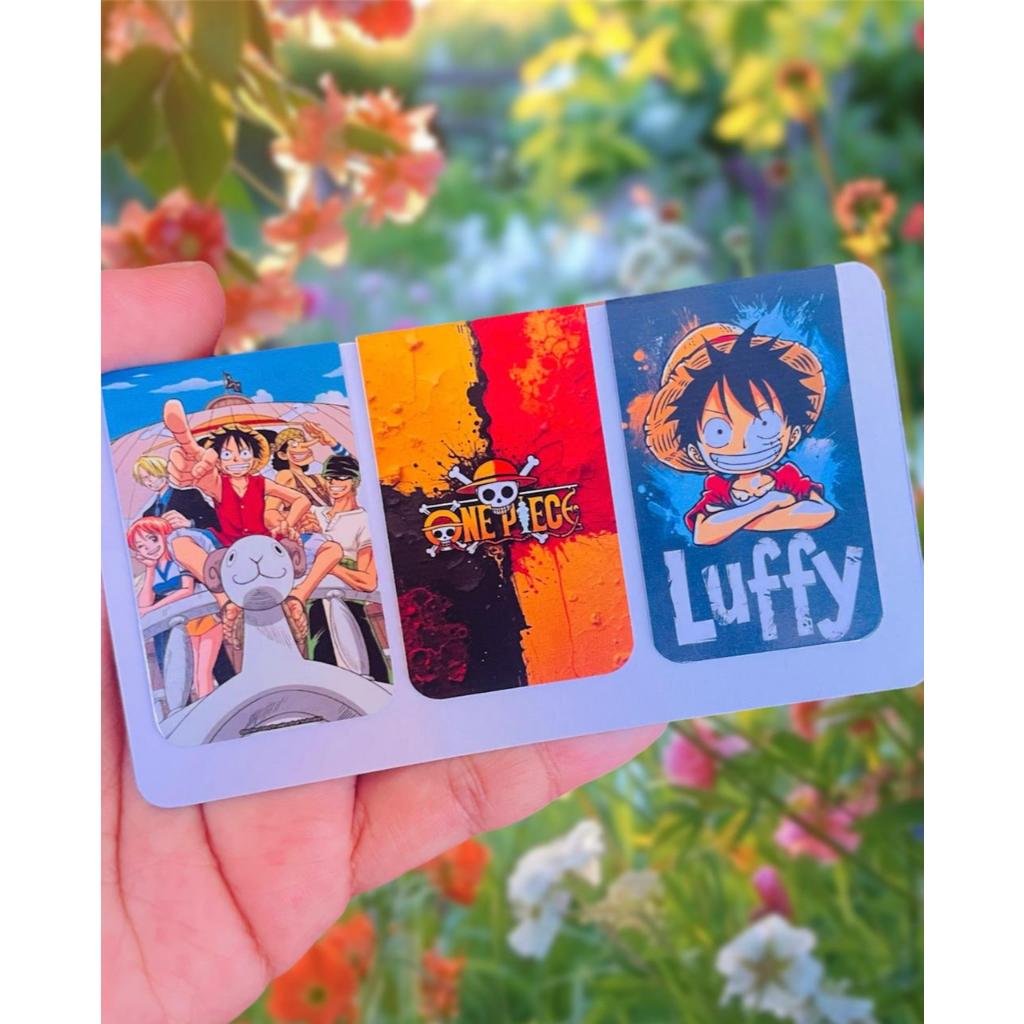 KIT 3 MARCADORES MAGNÉTICO ONE PIECE em Oferta na Shopee