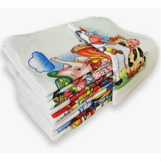 Textil Cabar pano de copa estampado 10 unidades algodão em Oferta na Shopee