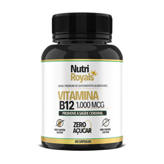 Metilcobalamina 1.000 MCG 60 Cápsulas - Vitamina B12 Nutri Royals em Oferta na Shopee