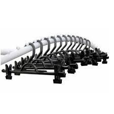 100 Cabides Plástico Preto Saia E Calça Bermuda + 200 Presilhas em Oferta na Shopee