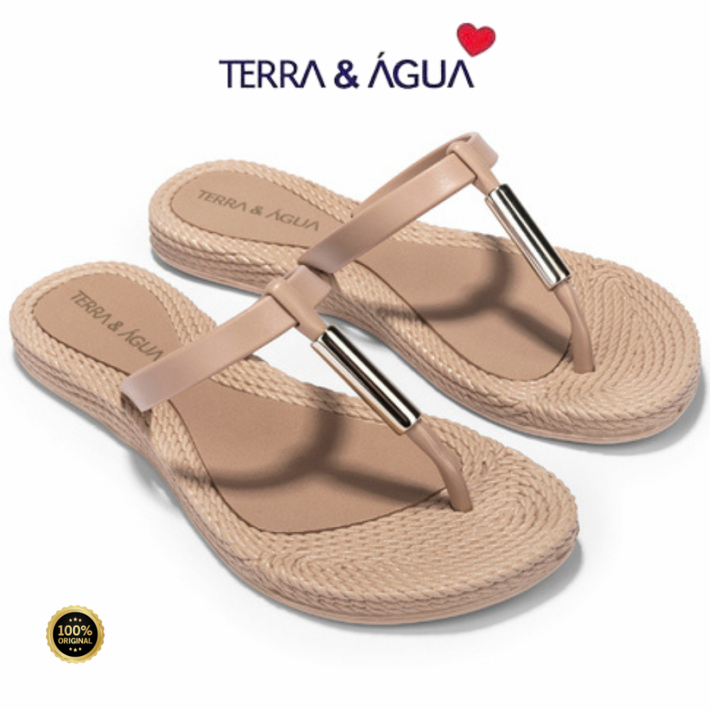 CHINELO FEMININA DE DEDO TERRA & ÁGUA 262300 CONFORTÁVEL MACIO LEVE SANDÁLIA LEVE RASTEIRA em Oferta na Shopee