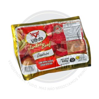 CARNE SECA BOVINA DIANTEIRO 400G VILHETO (JERKED BEEF) em Oferta na Shopee
