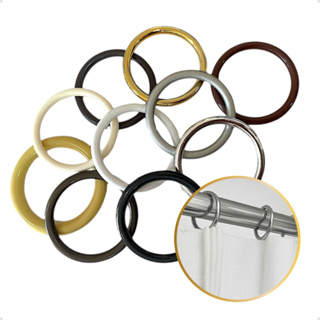 Kit Argola Para Cortina Varão Simples Comum Ilhós Médio Grosso 28mm  Instalação Cor 10/20/30/40/50Un em Oferta na Shopee