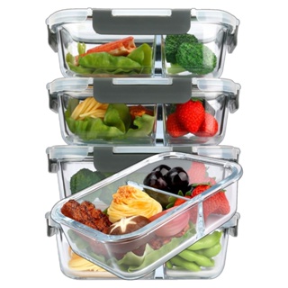 Conjunto 5 Potes Vidro Life Marmita Refeições, Alimentos em Oferta na Shopee