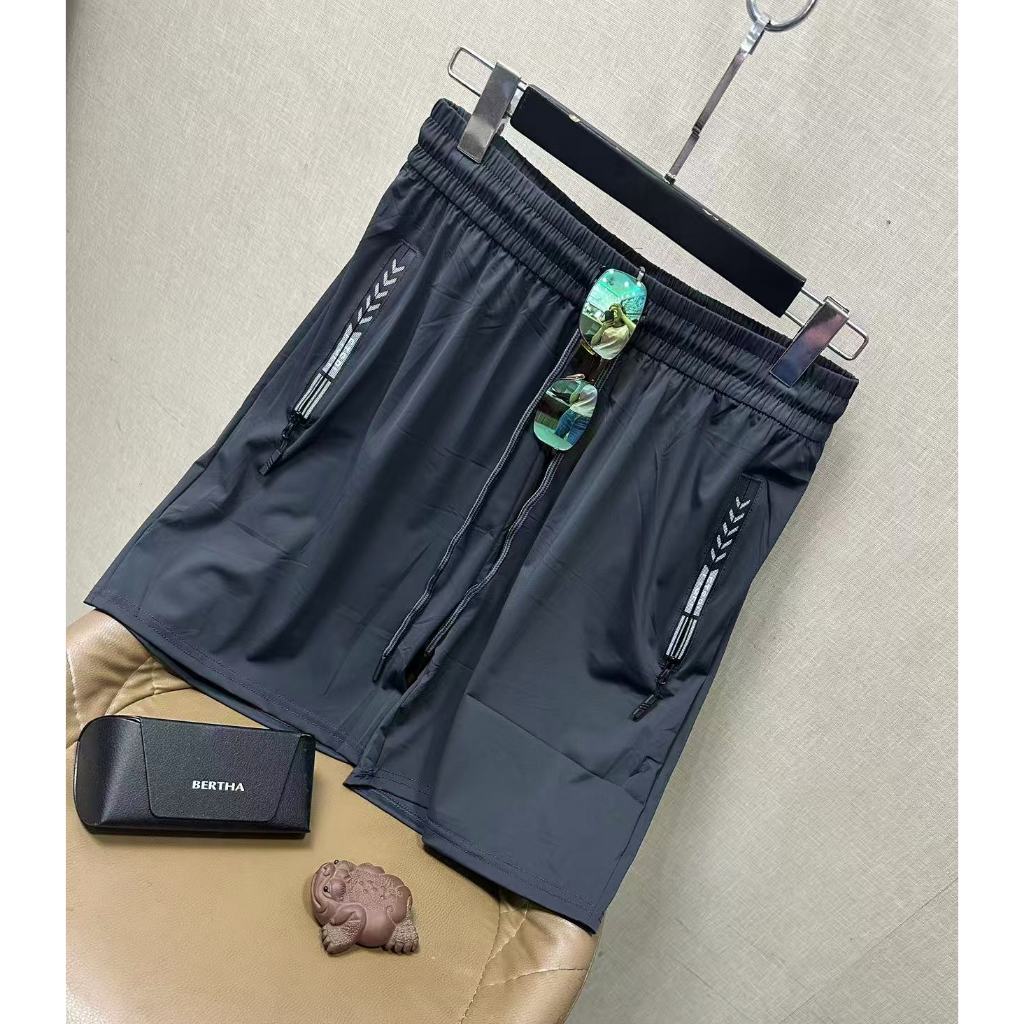 Bermuda maculina academia tactel com elastano bolso com ziper   qualidade MOVE FIT