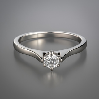 Anel Solitário Feminino Aço Inox Prateado com Zircônia – Aliança Noivado Casamento, Presente em Oferta na Shopee