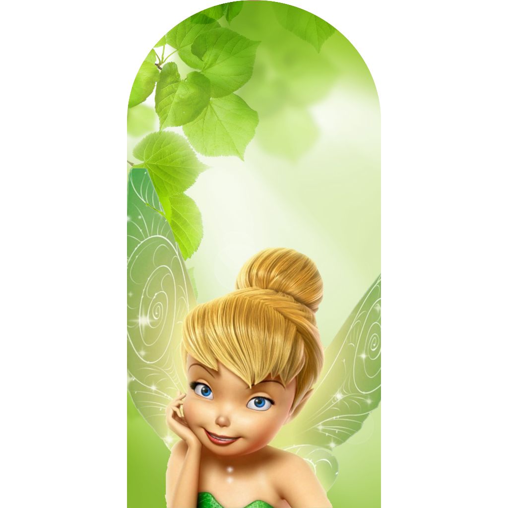 PAINEL ROMANO TECIDO SUBLIMADO 1,00 X 2,00 Tinker Bell Sininho