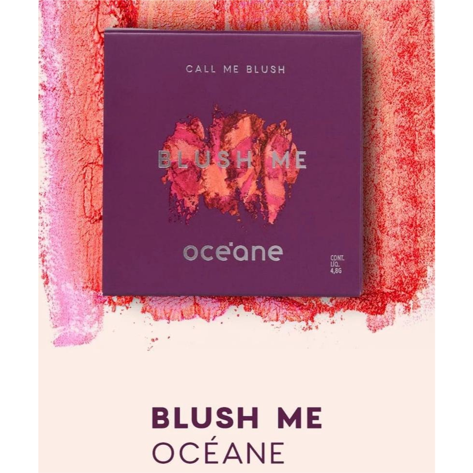BLUSH COMPACTO - LARANJA CALL ME OCÉANE BLUSH 4,8G