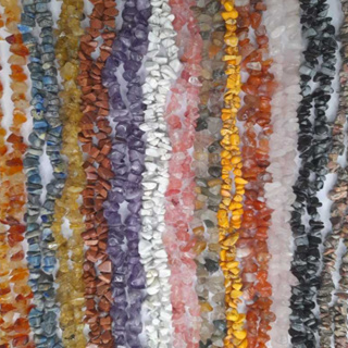 Cascalhos de Pedra Natural- Fio de 0,80cm em Oferta na Shopee