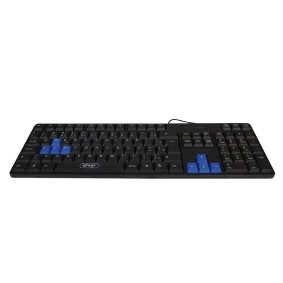 Teclado Gamer USB Teclas Silenciosas de Perfil Baixo kp-2044