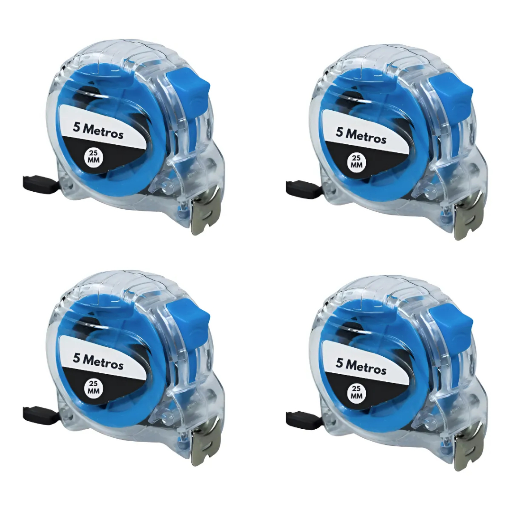 Kit 4 Trena Anti Impacto 5 Metros Mm E Pol Largura Fita 25mm em Oferta na Shopee