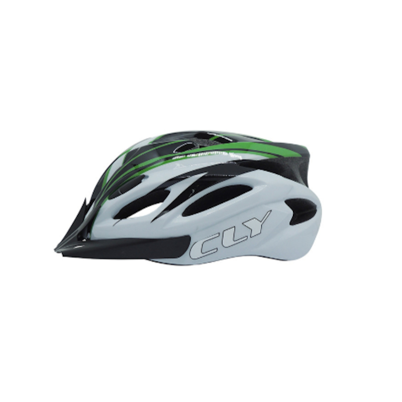 Capacete Bike Calypso Verde Com Branco Tam-G (58/62cm).