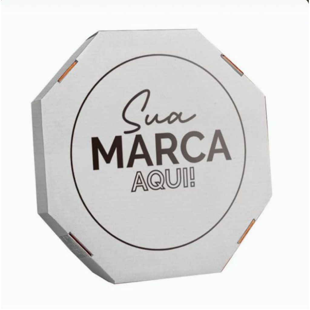 50 CAIXAS PARA 100 DOCE, SALGADOS E PIZZA PERSONALIZADA COM SUA LOGO  REFORCADA