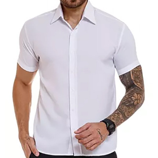 Camisa Social Lisa Basica Masculina Havaiana Promoção Verão Praia em Oferta na Shopee