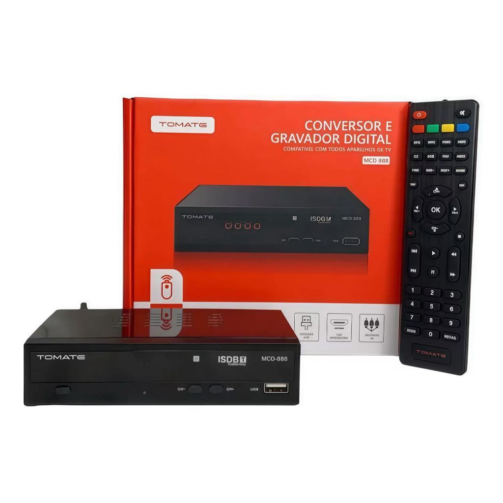Conversor Gravador Digital TOMATE MCD-888 HD USB HDMI RCA Digital em Oferta na Shopee