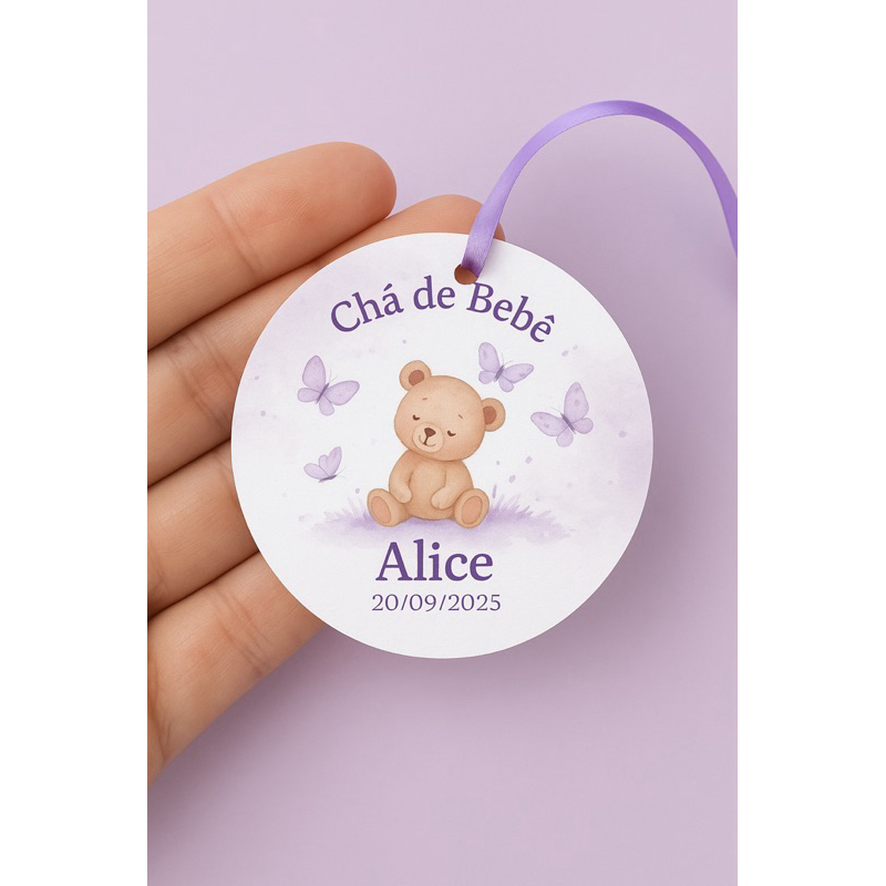 TAG personalizada para lembrancinha chá de bebê, maternidade, chá de fralda, aniversário e casamentos.