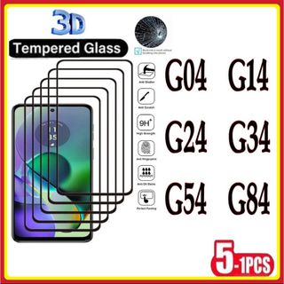 Película de Vidro Temperado 3D Moto G04 G14 G24 G34 G54 G84